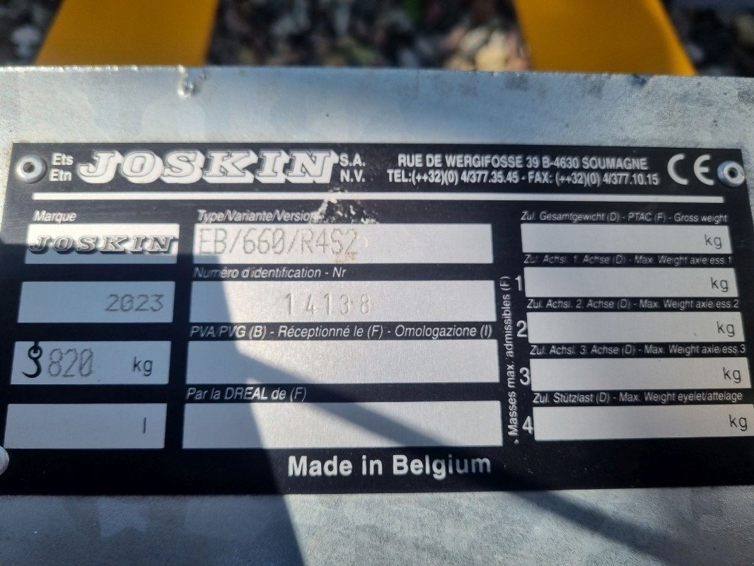 Striegel del tipo Joskin EBR4S2 660, Neumaschine en Neubrandenburg (Imagen 7)