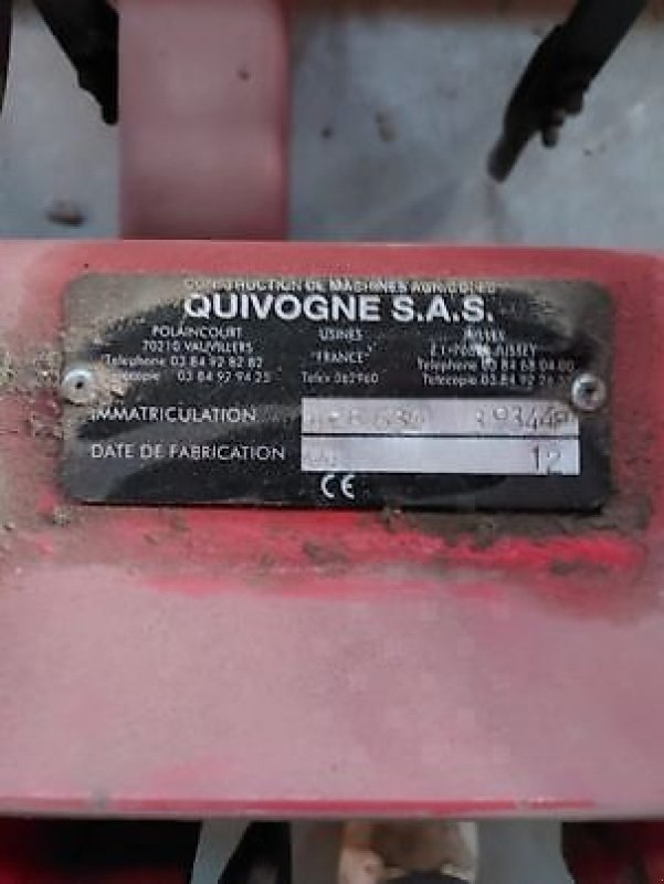 Striegel des Typs Quivogne HEB630, Gebrauchtmaschine in Marlenheim (Bild 7)