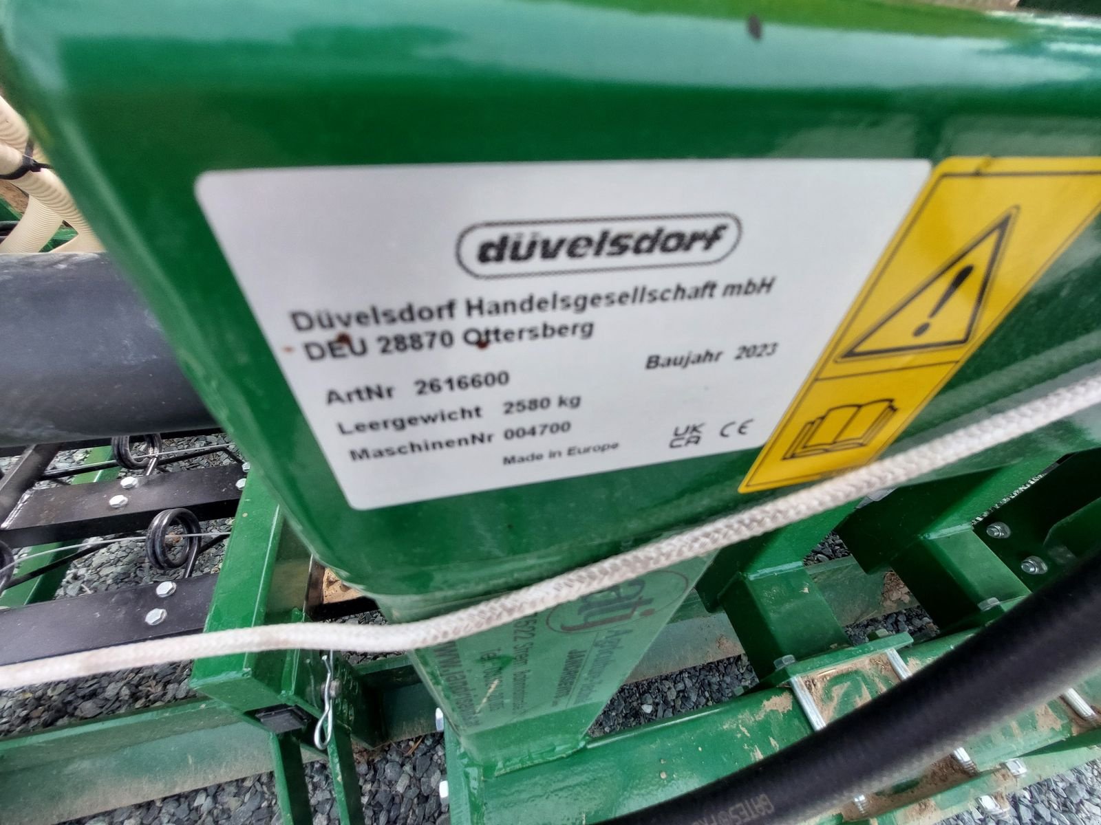 Striegel Türe ait Sonstige Düvelsdorf Green Rake Combi, Gebrauchtmaschine içinde Strem (resim 5)