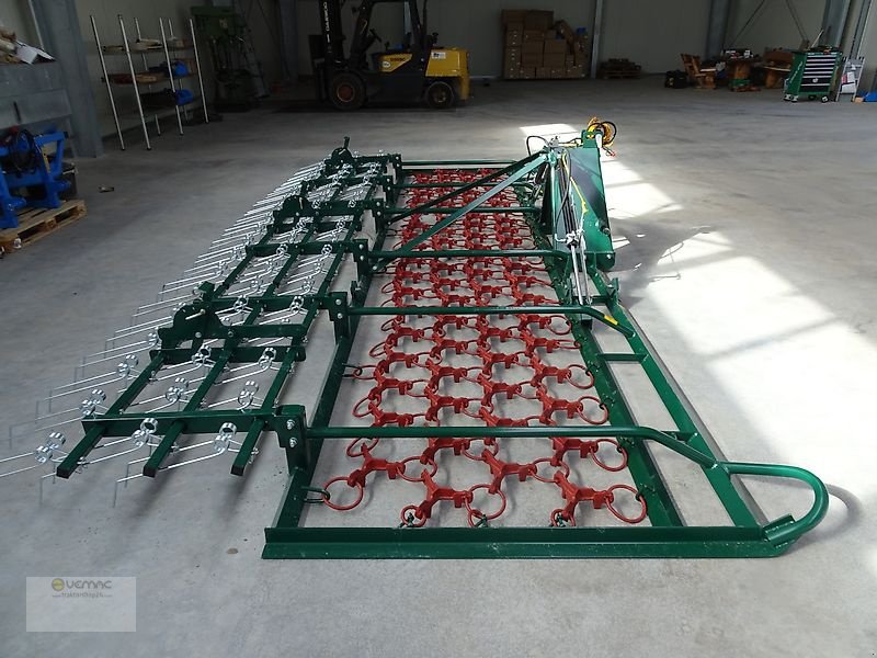 Striegel Türe ait Vemac Wiesenschleppe Wiesenstriegel Striegelzinken 4m hydraulisch NEU, Neumaschine içinde Sülzetal OT Osterweddingen (resim 2)