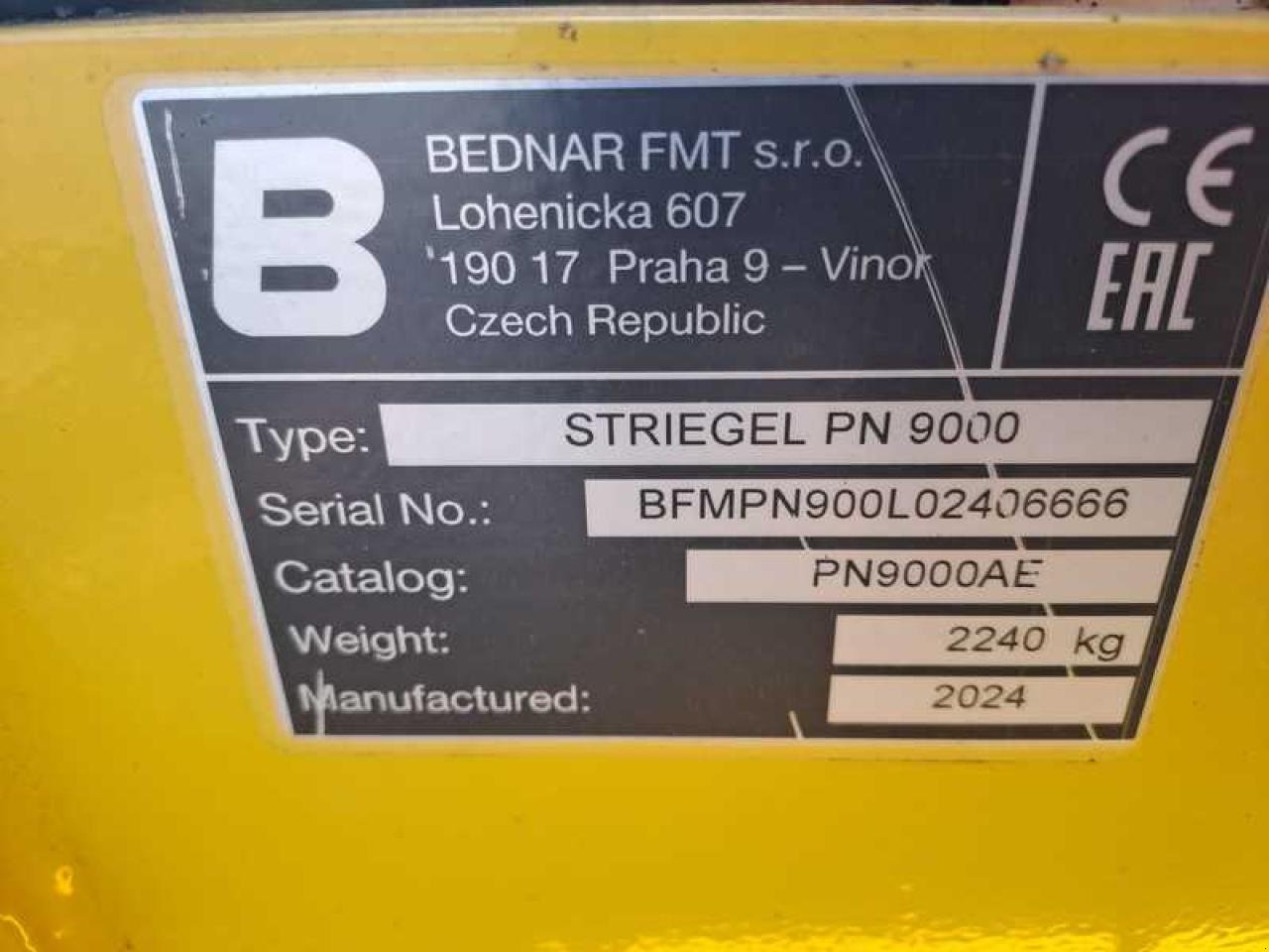 Striegeltechnik & Hacktechnik za tip Bednar STRIEGEL PN 9000, Neumaschine u Vehlow (Slika 4)