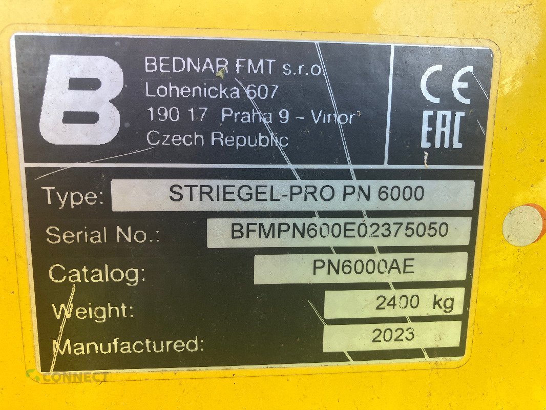 Striegeltechnik & Hacktechnik typu Bednar Striegel-Pro PN 6000, Gebrauchtmaschine v Sonnewalde (Obrázek 2)