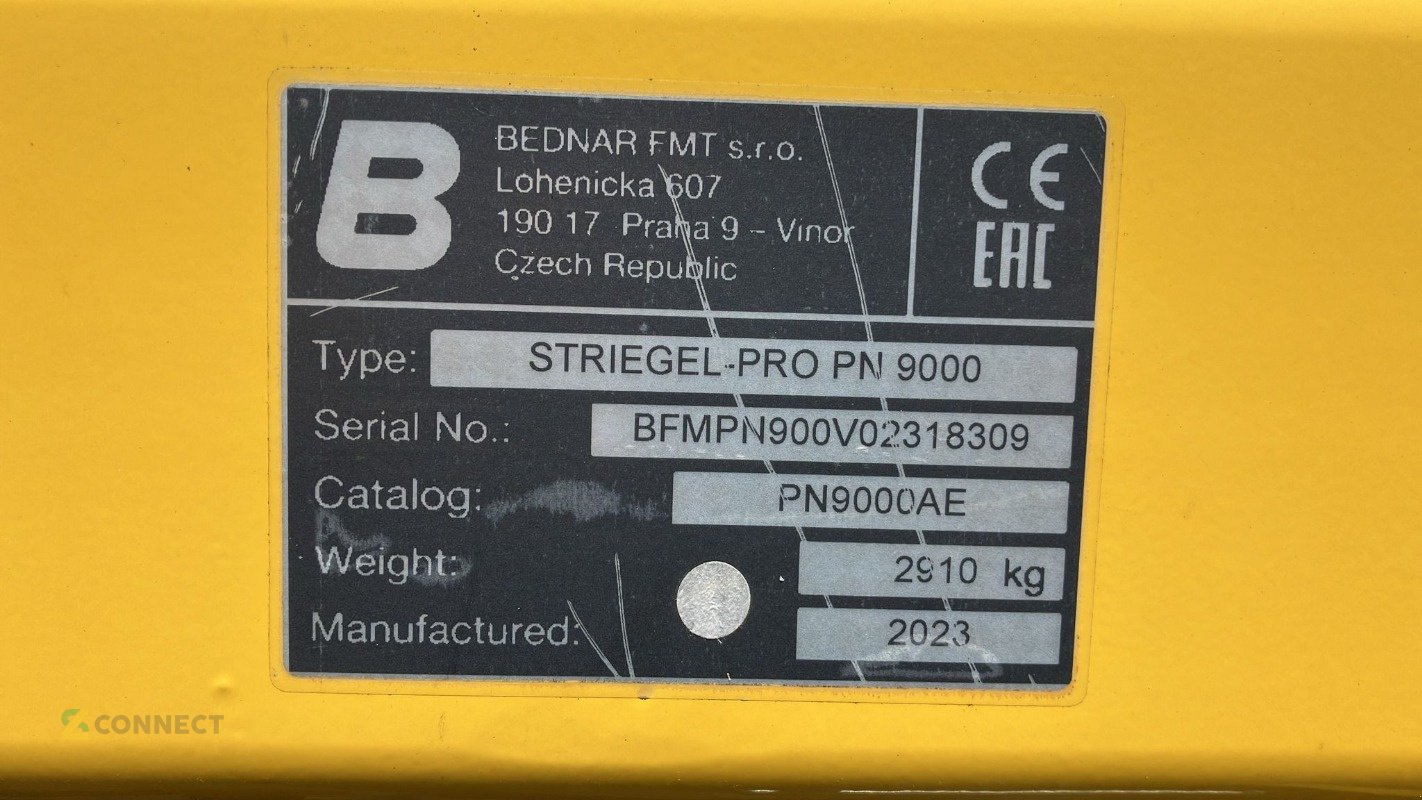 Striegeltechnik & Hacktechnik типа Bednar Striegel-Pro PN 9000, Gebrauchtmaschine в Gerichshain (Фотография 3)