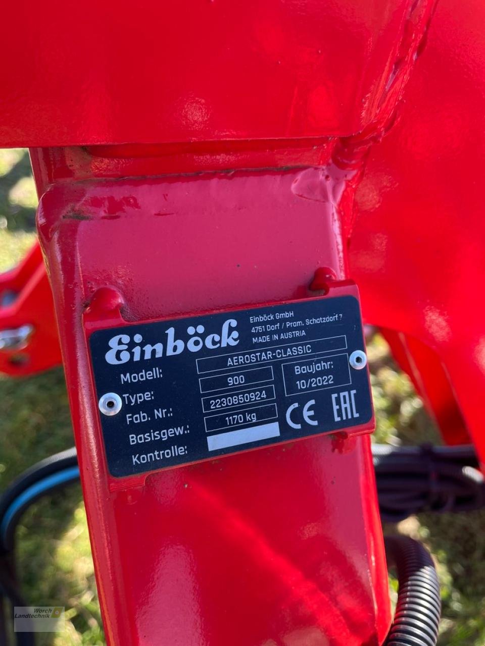 Striegeltechnik & Hacktechnik des Typs Einböck Aerostar 900 S, Neumaschine in Schora (Bild 7)