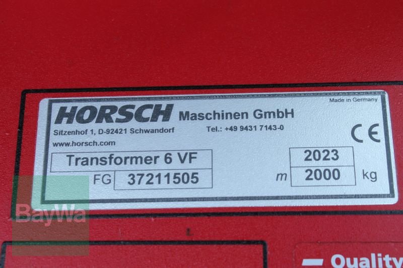 Striegeltechnik & Hacktechnik des Typs Horsch TRANSFORMER 6 VF, Gebrauchtmaschine in Straubing (Bild 3)