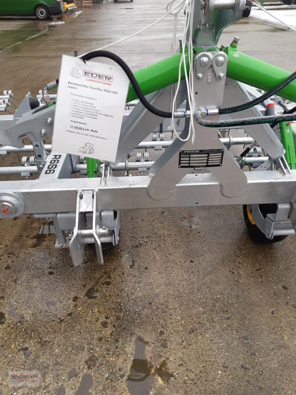 Striegeltechnik & Hacktechnik a típus Joskin Scariflex R6S6 600, Neumaschine ekkor: Luizhausen-Lonsee (Kép 13)