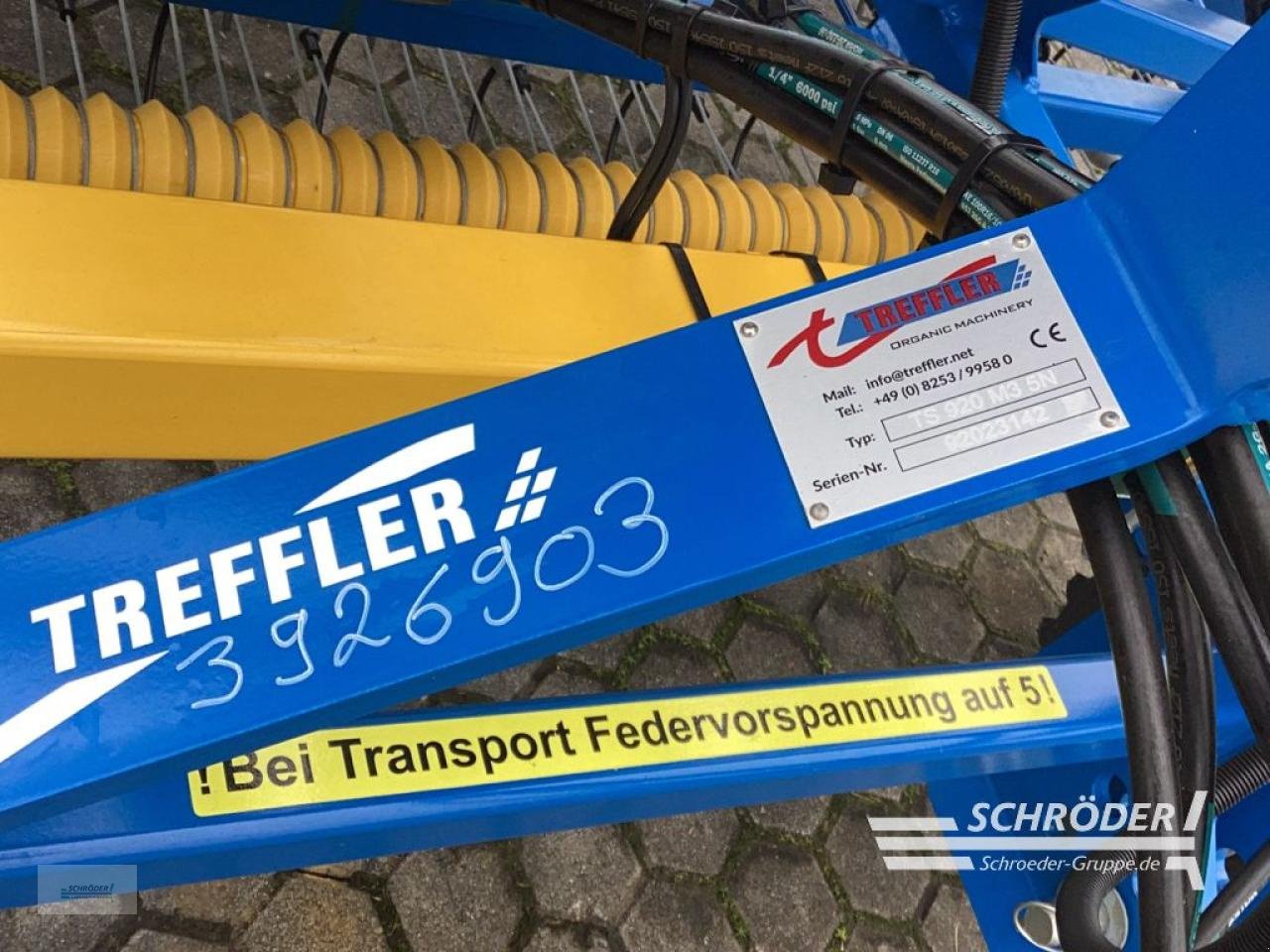 Striegeltechnik & Hacktechnik des Typs Treffler PRÄZISIONSHACKSTRIEGEL TS 920, Neumaschine in Norden (Bild 6)