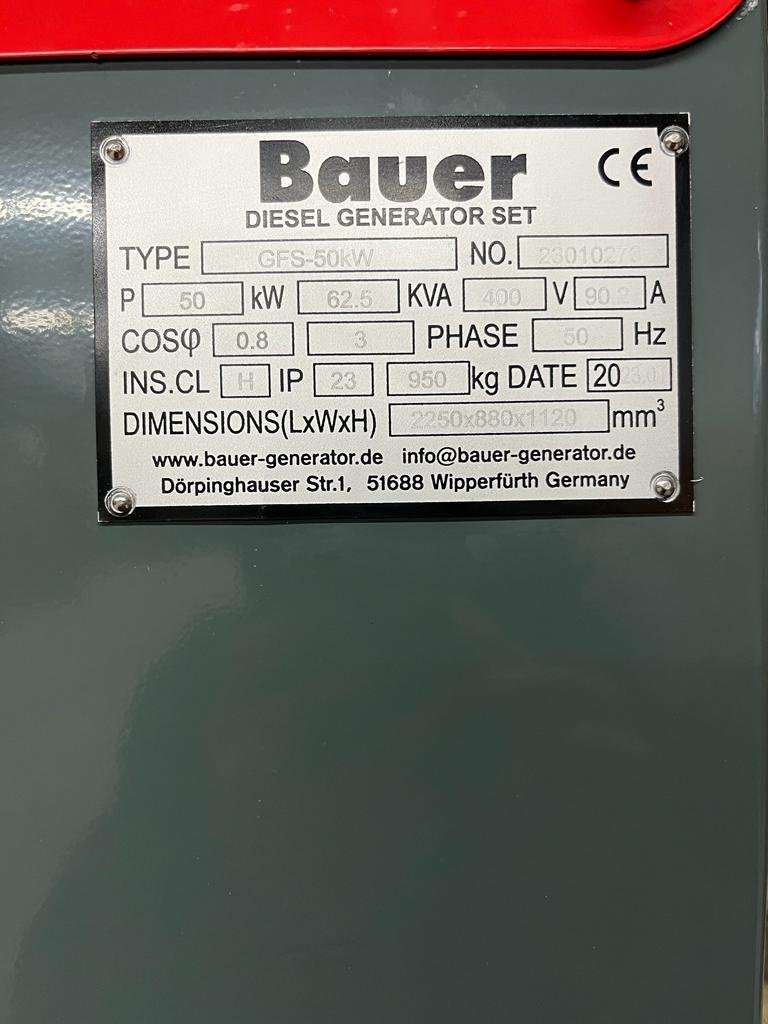 Stromaggregat типа Bauer GFS-50kW, Gebrauchtmaschine в Neureichenau (Фотография 11)