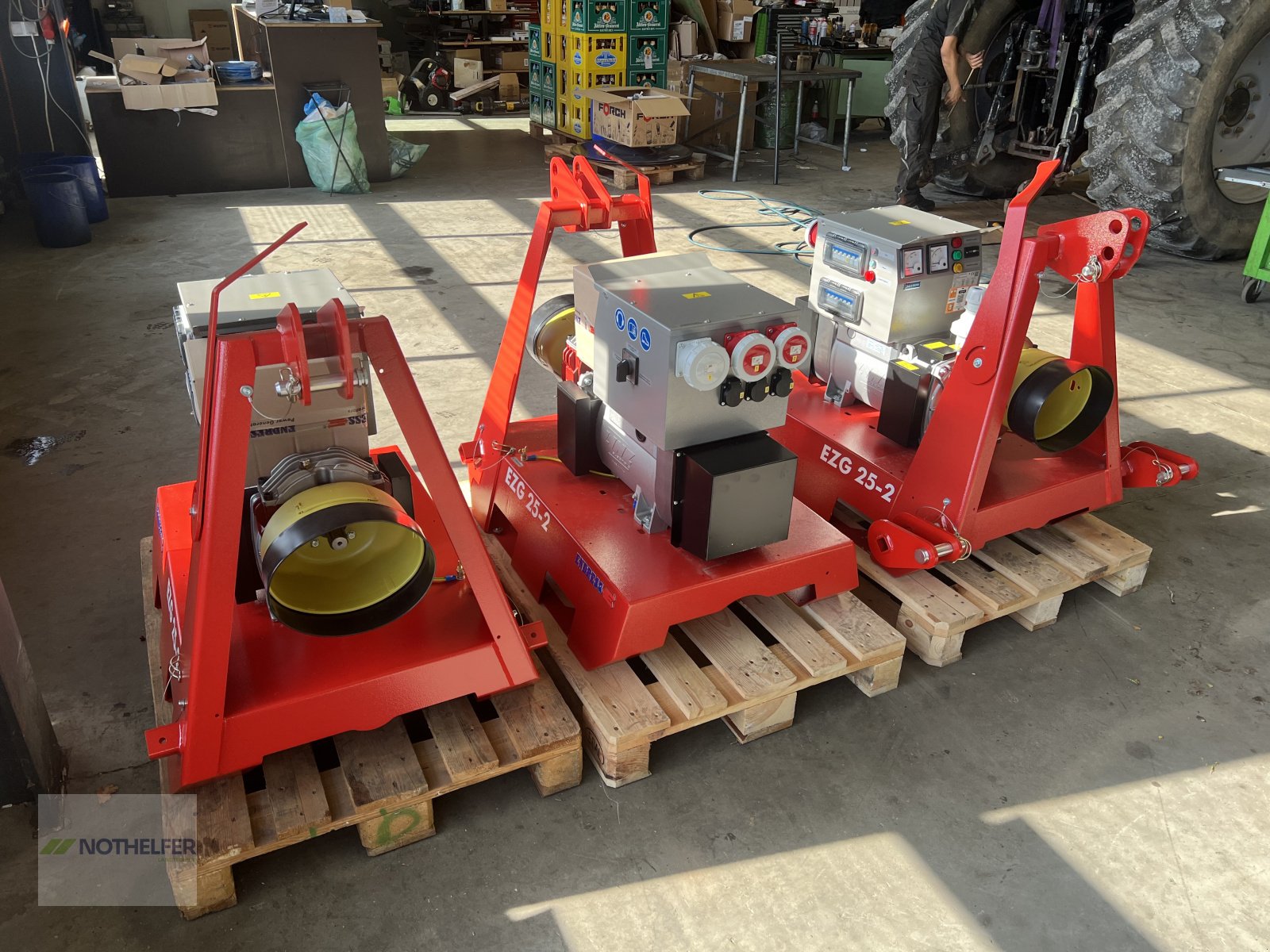 Stromaggregat des Typs Endress EZG 25/2 II/TN-S, Neumaschine in Pforzen (Bild 2)