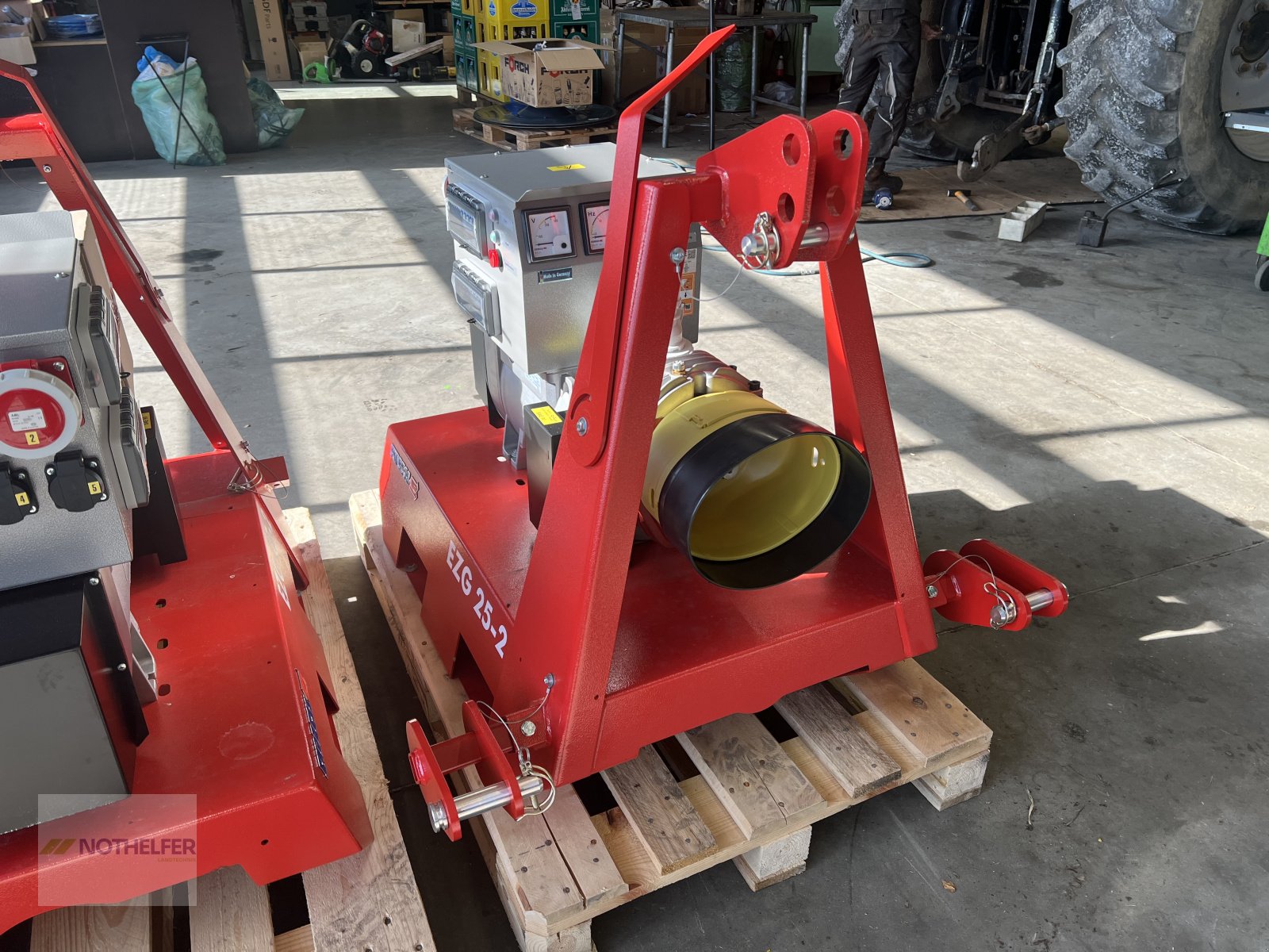 Stromaggregat des Typs Endress EZG 25/2 II/TN-S, Neumaschine in Pforzen (Bild 5)