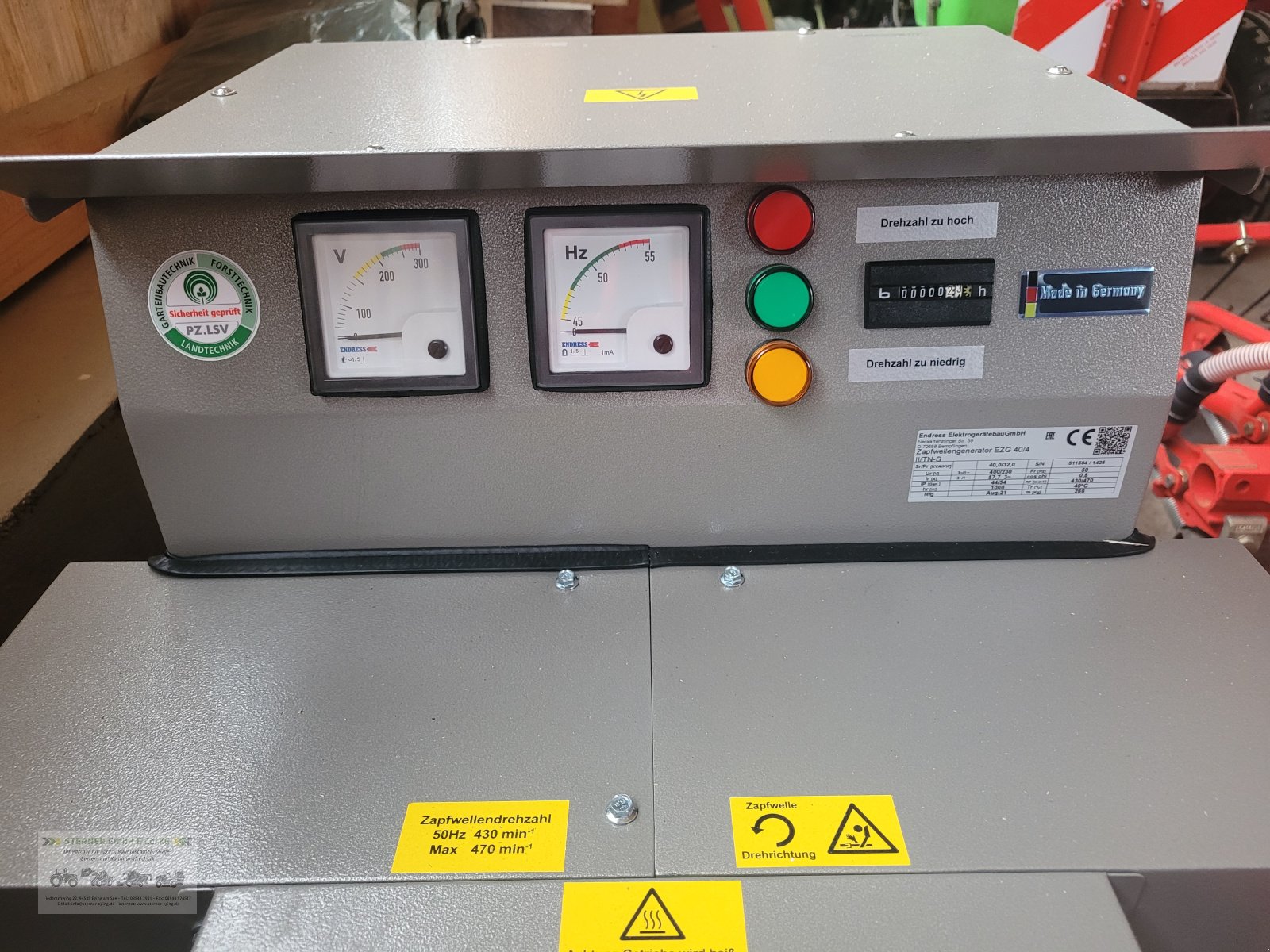 Stromaggregat des Typs Endress EZG 40/4 II/TN-S, Neumaschine in Eging am See (Bild 3)