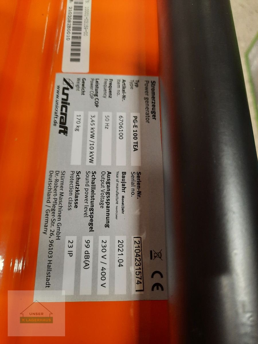 Stromaggregat des Typs Sonstige PG-E 100TEA, Neumaschine in Engerwitzdorf (Bild 3)