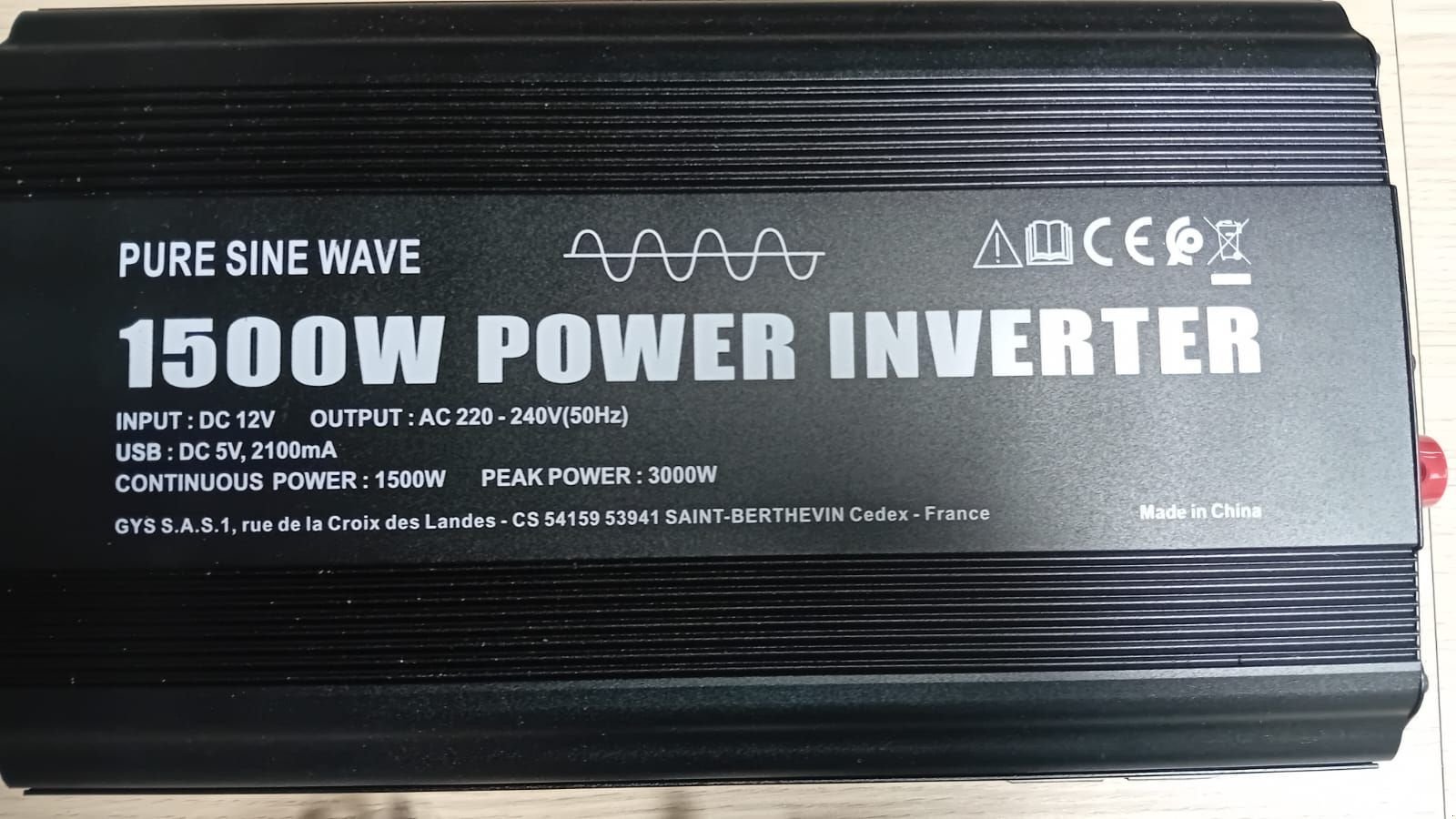 Stromaggregat del tipo Sonstige Stromumwandler 1500 W Power Inverter, Neumaschine en NATTERNBACH (Imagen 12)