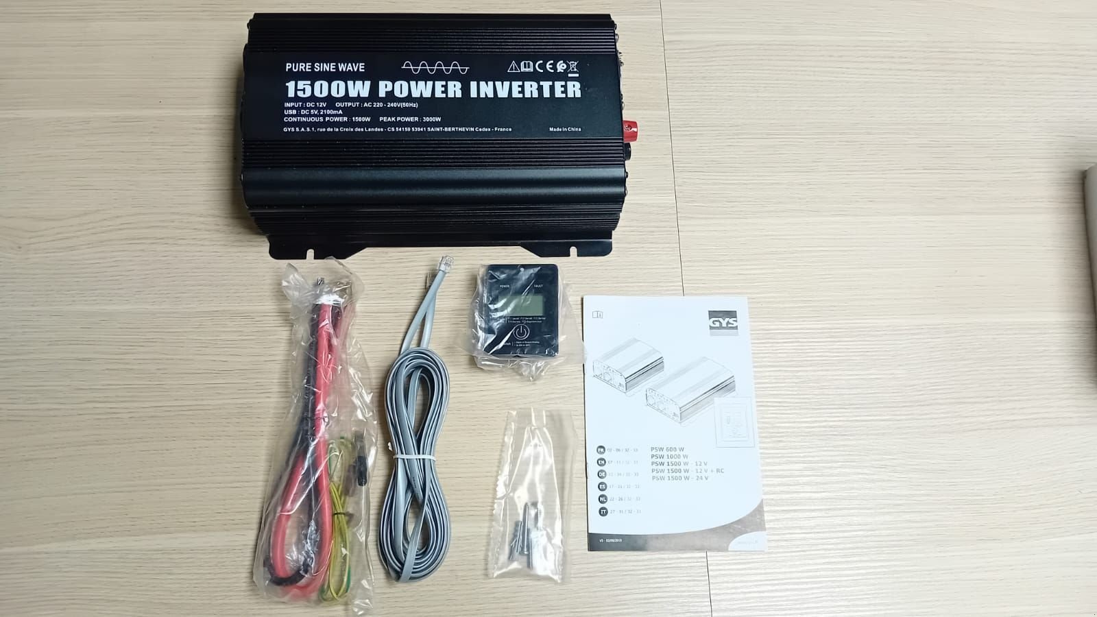 Stromaggregat del tipo Sonstige Stromumwandler 1500 W Power Inverter, Neumaschine en NATTERNBACH (Imagen 1)