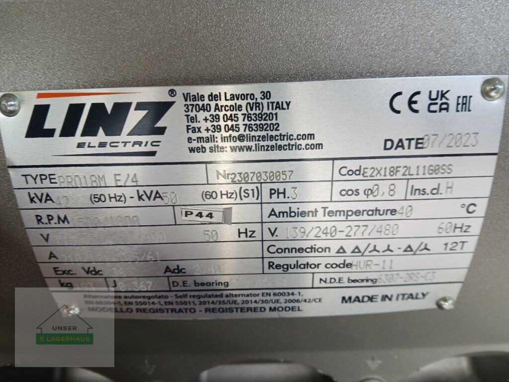 Stromaggregat a típus Sonstige ZAPFWELLENGENERATOR 42TCS HAUS-FELDBETRIEB, Neumaschine ekkor: Aschbach (Kép 5)