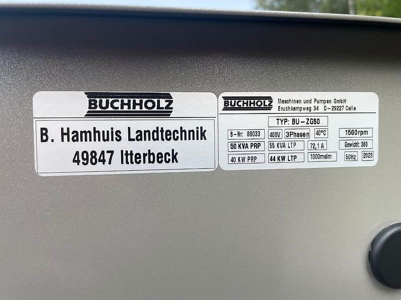 Stromerzeuger of the type Buchholz BU-ZG50, Gebrauchtmaschine in Itterbeck (Picture 5)
