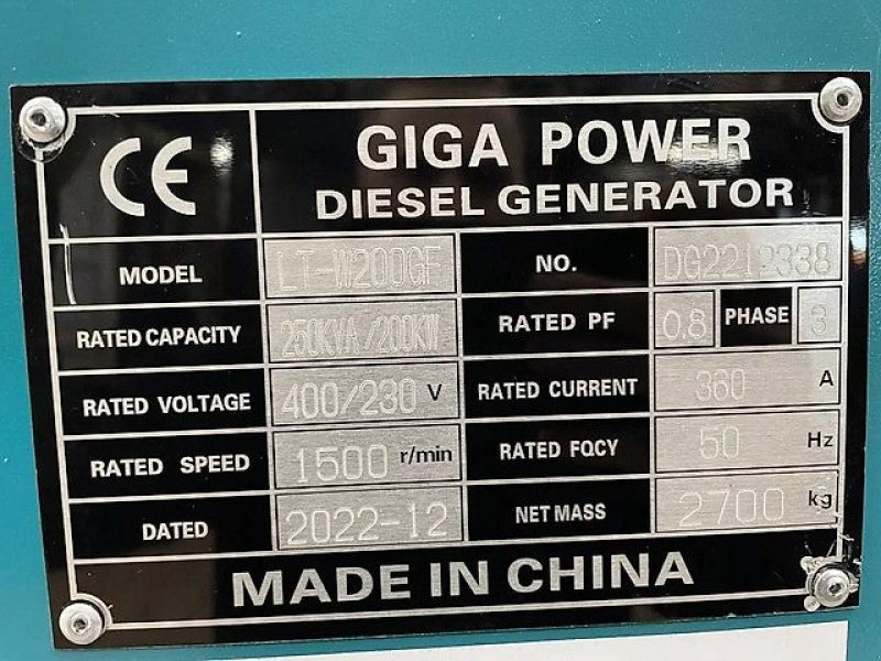 Stromerzeuger типа CT  Power 37.5kva 62.5kva 250kva, Gebrauchtmaschine в Kaunas (Фотография 13)