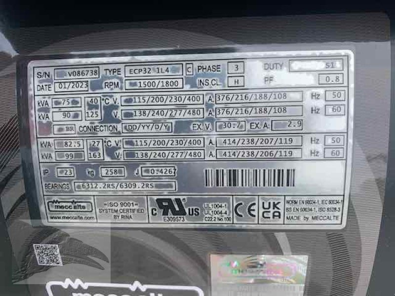 Stromerzeuger van het type Ferbo Ferbo FE 77 75 KVA 50 HZ Zapfwellengenerator, Neumaschine in Südheide (Foto 5)