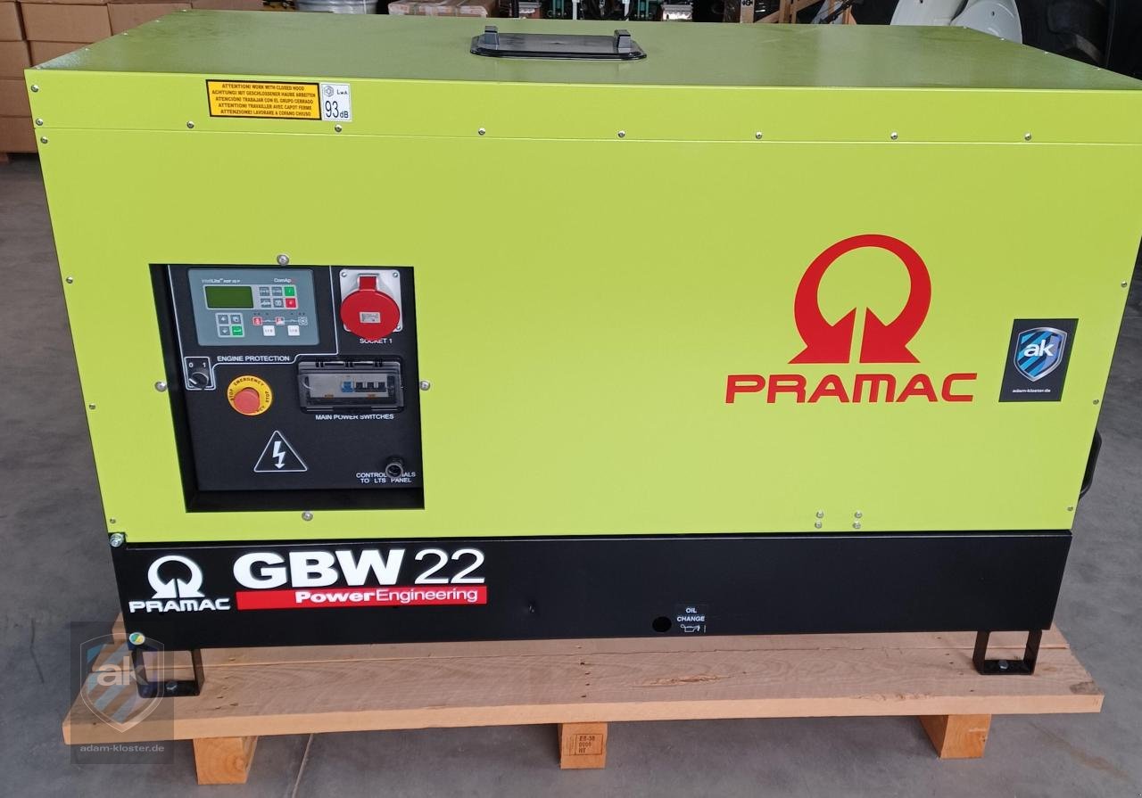 Stromerzeuger del tipo Pramac GBW22Y, Neumaschine en Mörstadt (Imagen 1)