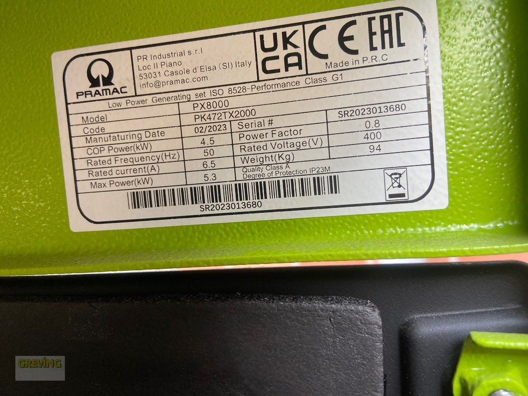 Stromerzeuger typu Pramac PX 8000, Neumaschine w Ahaus (Zdjęcie 11)