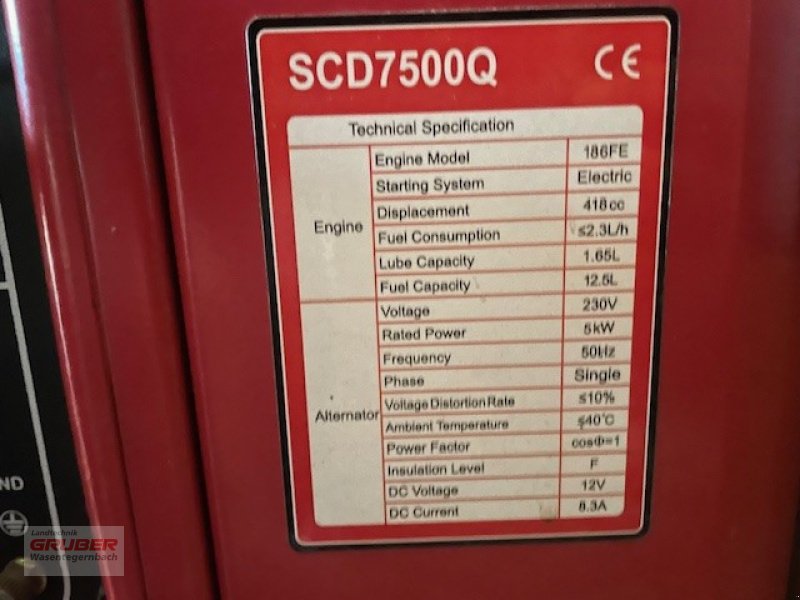 Stromerzeuger typu Senci SCD7500Q Diesel, Neumaschine w Dorfen (Zdjęcie 11)