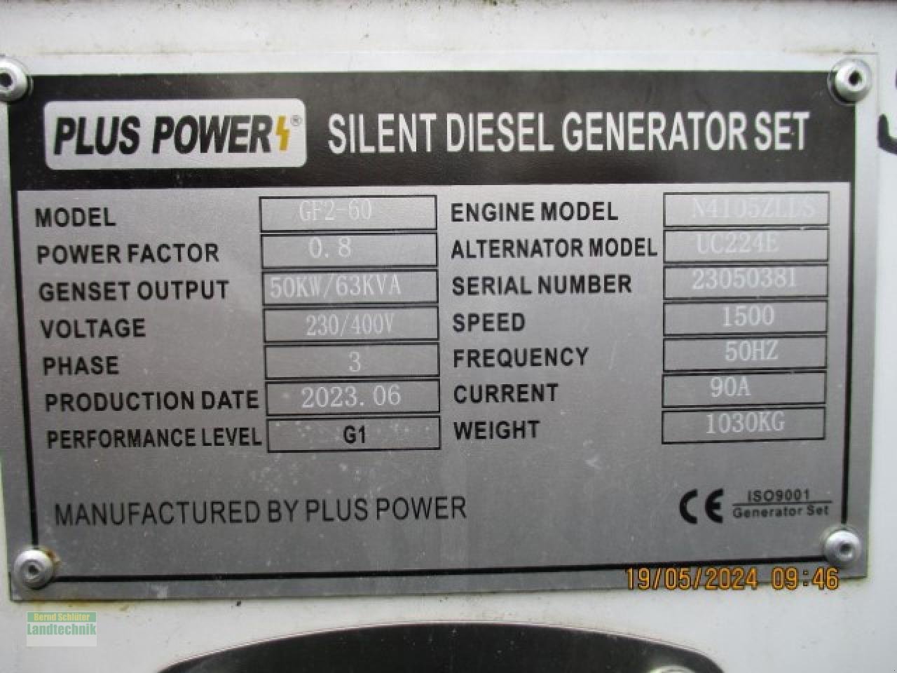 Stromerzeuger za tip Sonstige GF2-50, Neumaschine u Büren (Slika 6)