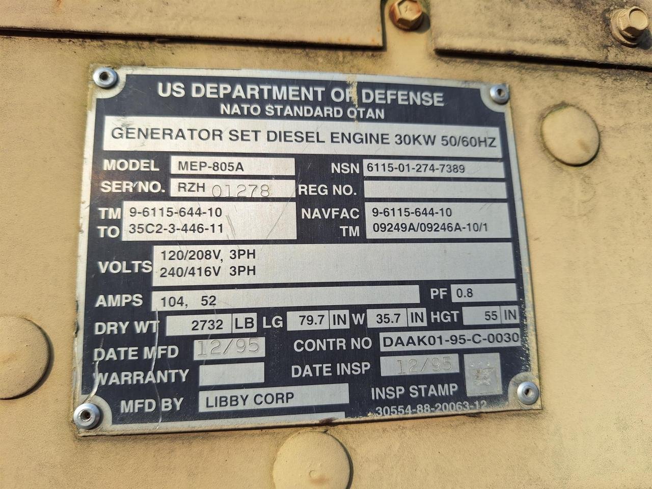 Stromerzeuger typu Sonstige Libby Stromerzeuger 30kW J, Gebrauchtmaschine w Niederkirchen (Zdjęcie 10)