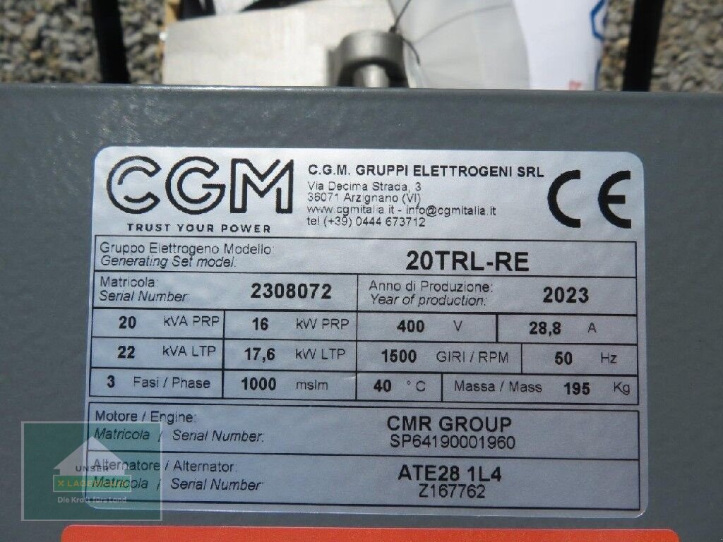 Stromgenerator типа BELTech GmbH IP 23, Neumaschine в Hofkirchen (Фотография 7)