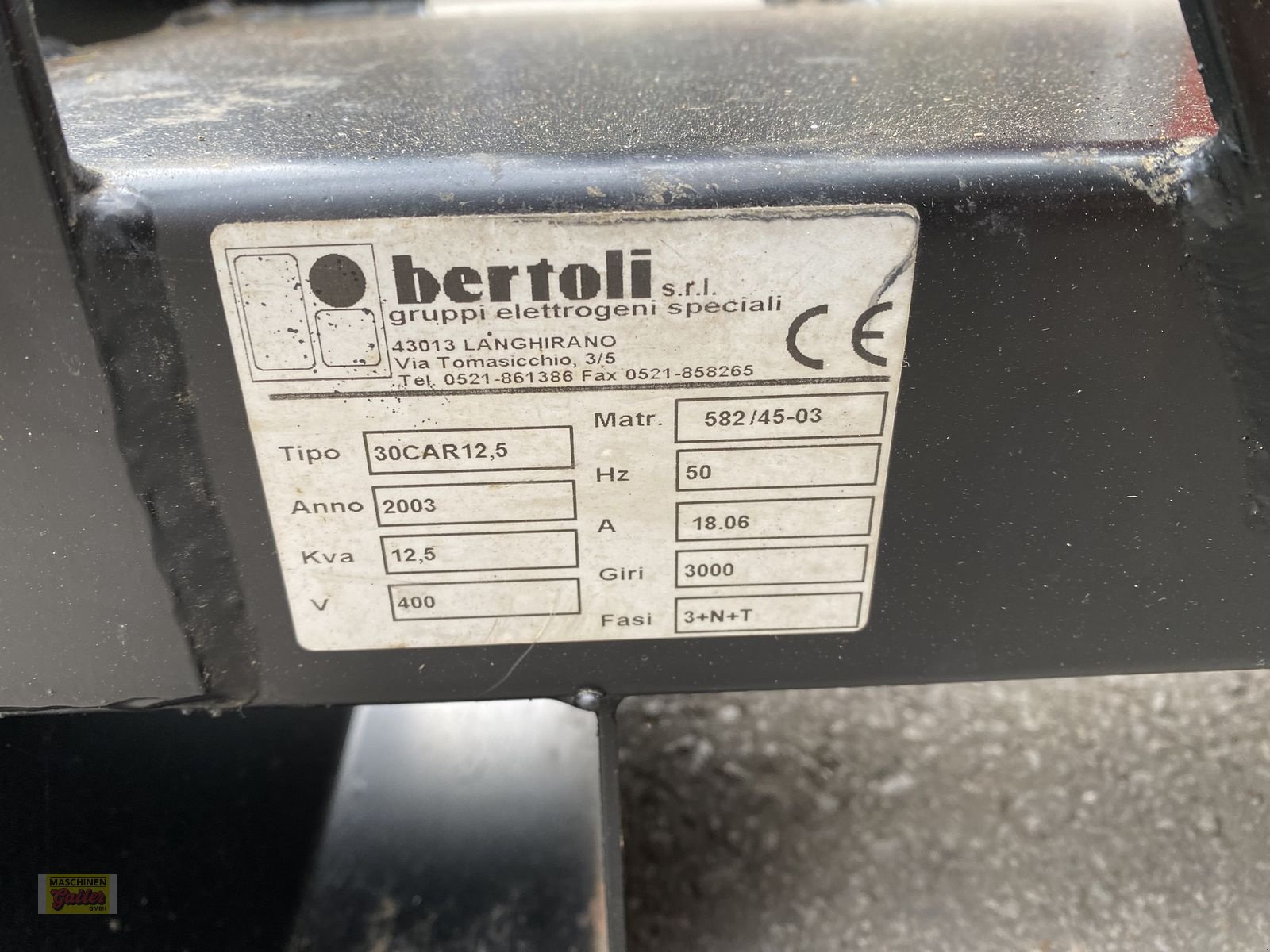 Stromgenerator des Typs Bertolini 12,5 kVA Zapfwellenaggregat, Gebrauchtmaschine in Kötschach (Bild 15)