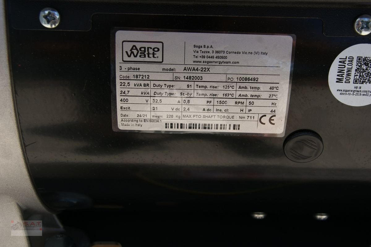 Stromgenerator of the type DARU AKTION-Zapfwellengenerator UT 27L IsoIP44 -NEU, Neumaschine in Eberschwang (Picture 9)