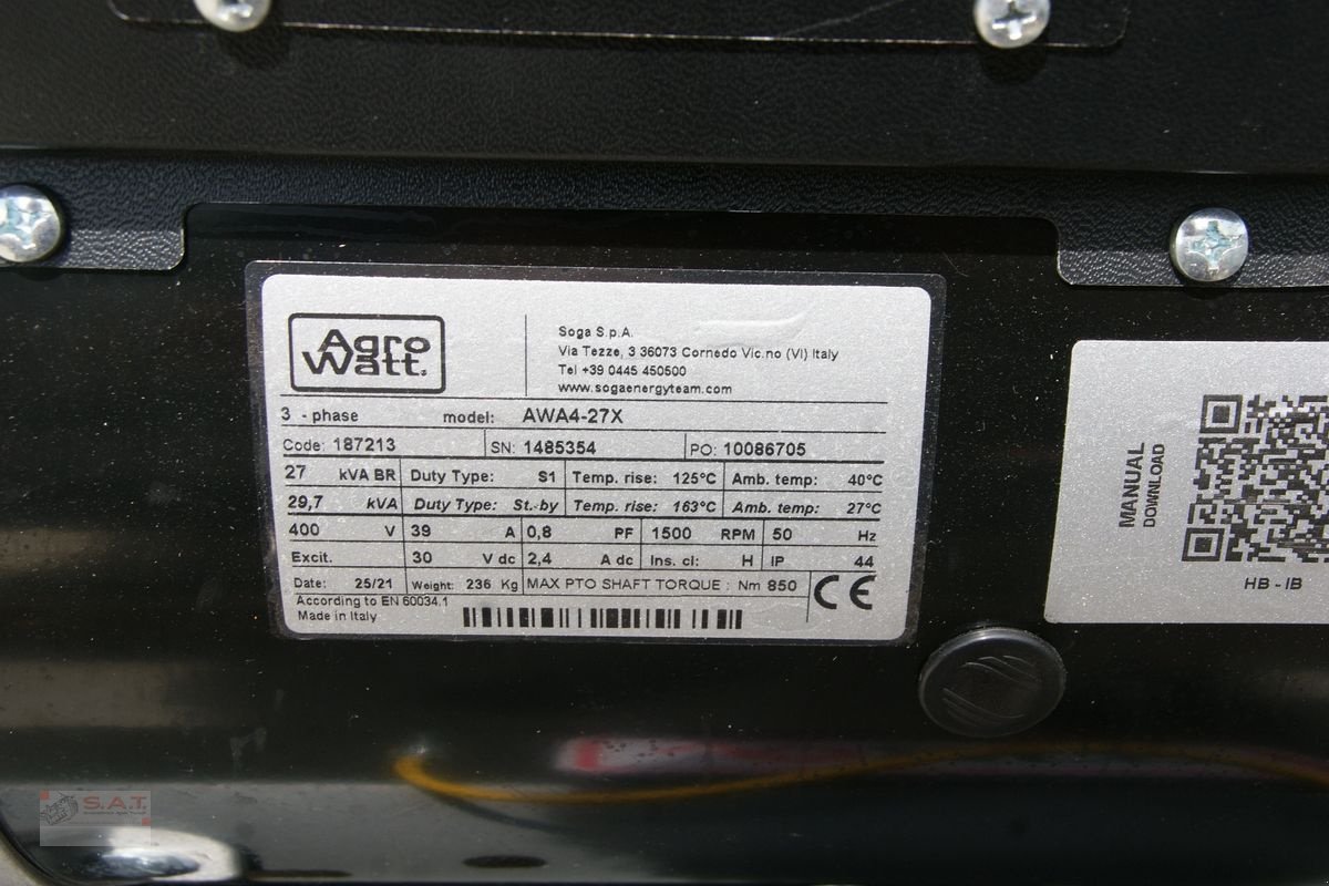 Stromgenerator of the type DARU AKTION-Zapfwellengenerator UT 27L IsoIP44 -NEU, Neumaschine in Eberschwang (Picture 13)