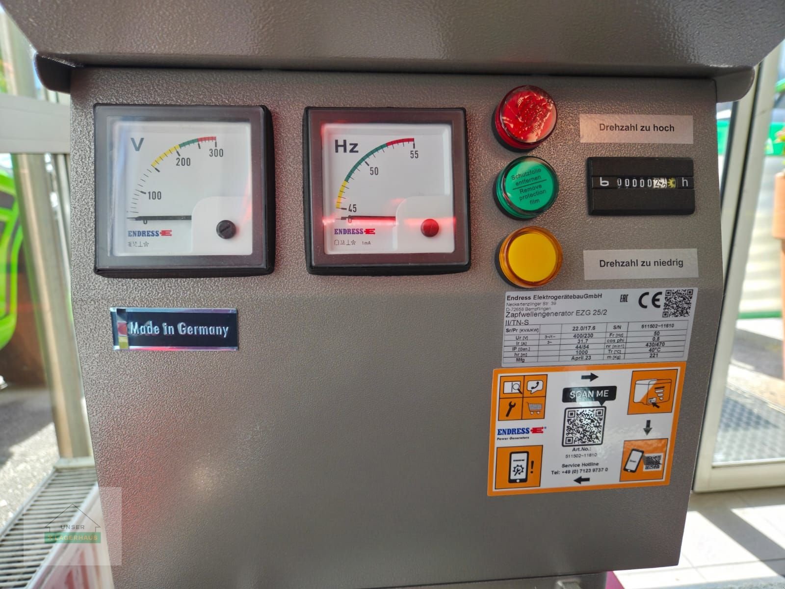 Stromgenerator Türe ait Endress EZG 25, Neumaschine içinde Schlitters (resim 3)