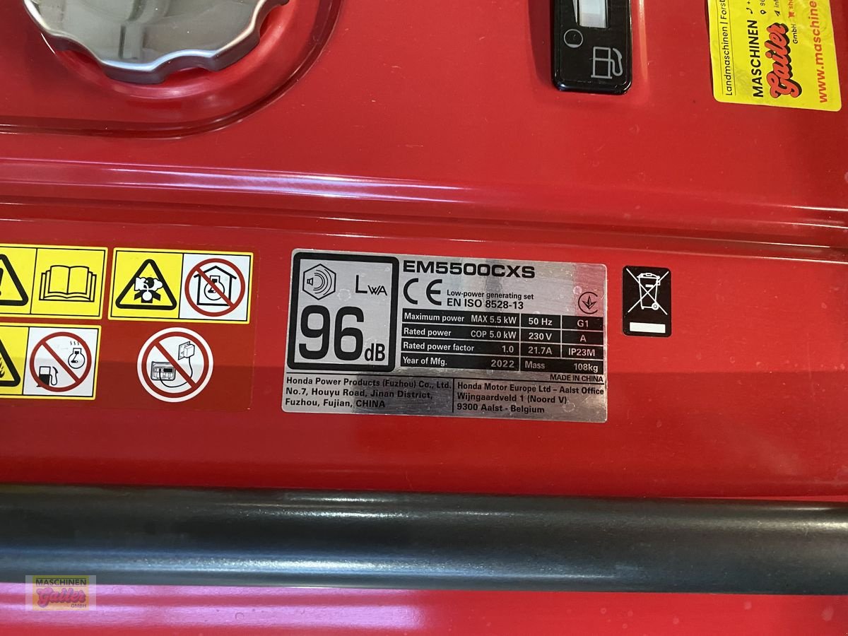 Stromgenerator of the type Honda EM 5500CXS2 GW5000, Neumaschine in Kötschach (Picture 8)