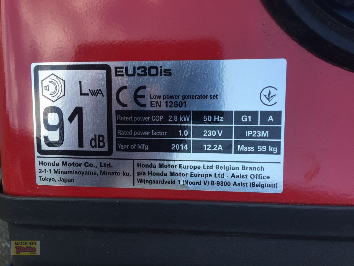Stromgenerator of the type Honda EU 30is, Vorführmaschine in Kötschach (Picture 2)