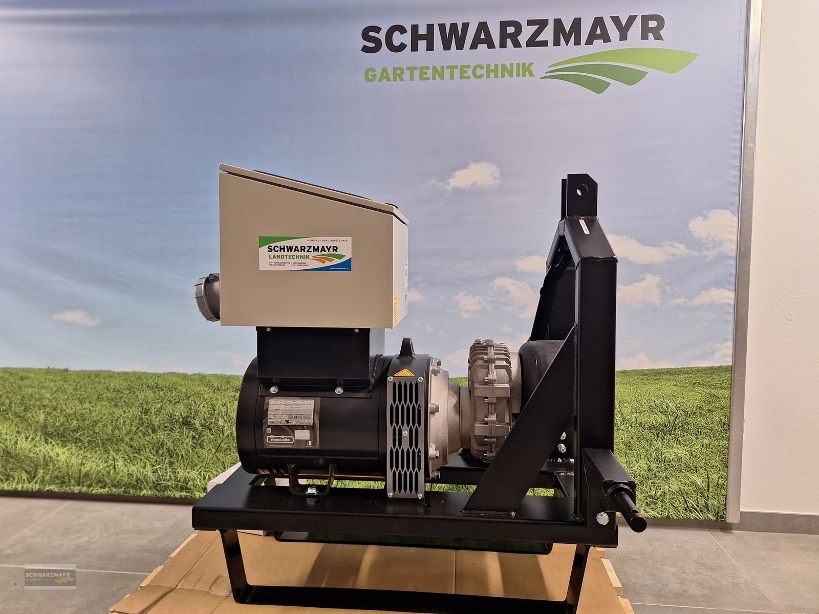 Stromgenerator of the type Moll ZGN-28/20, Neumaschine in Aurolzmünster (Picture 3)