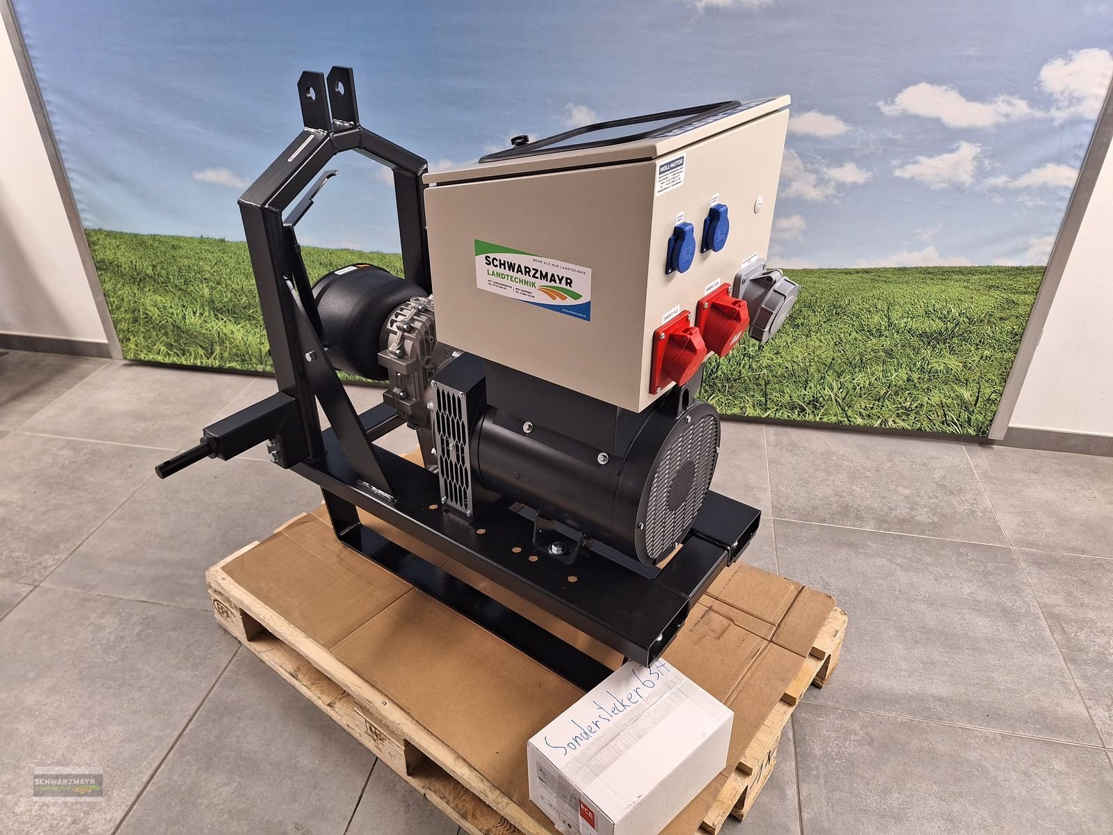 Stromgenerator of the type Moll ZGN-28/20, Neumaschine in Aurolzmünster (Picture 7)