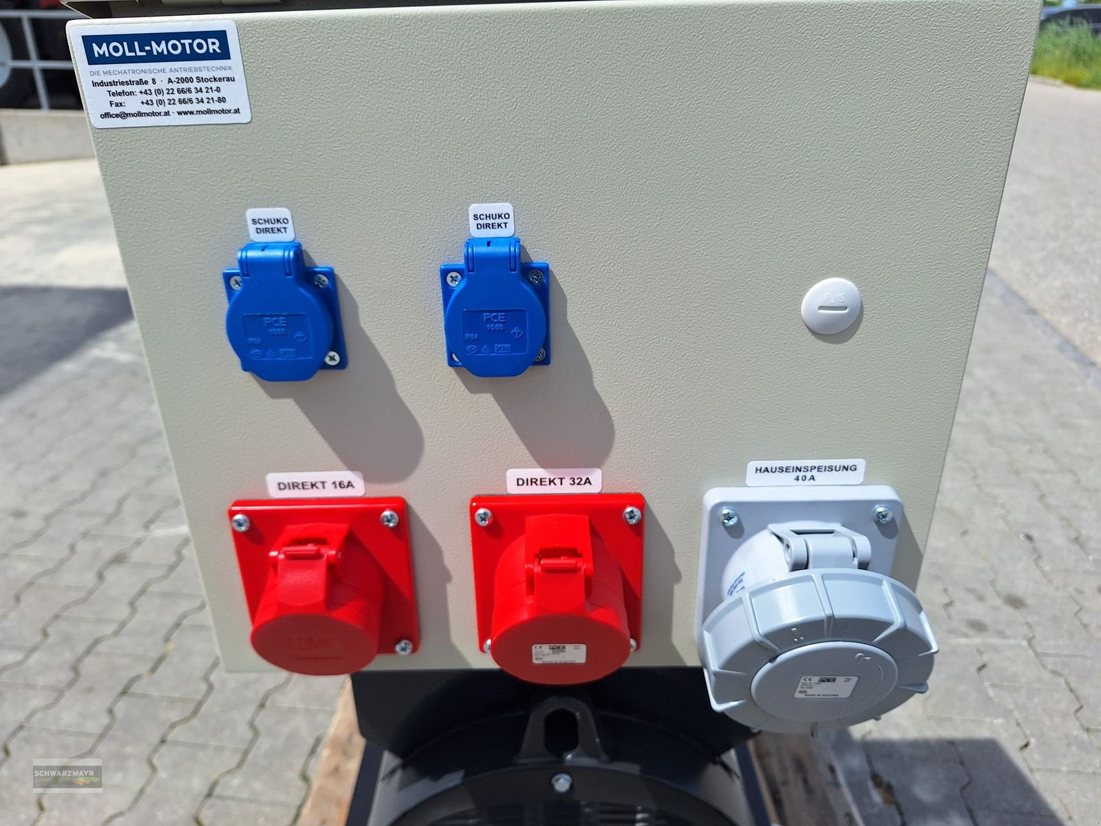 Stromgenerator of the type Moll ZGN-28/30, Neumaschine in Aurolzmünster (Picture 9)