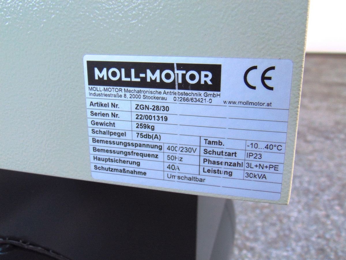 Stromgenerator of the type Moll ZGN 28/30, Neumaschine in Neukirchen am Walde  (Picture 6)
