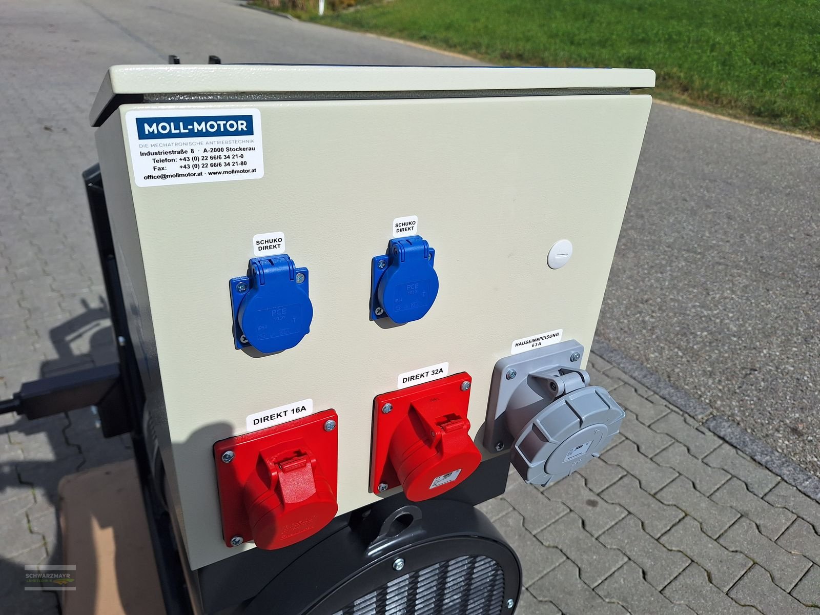 Stromgenerator of the type Moll ZGN-32/45, Neumaschine in Aurolzmünster (Picture 7)