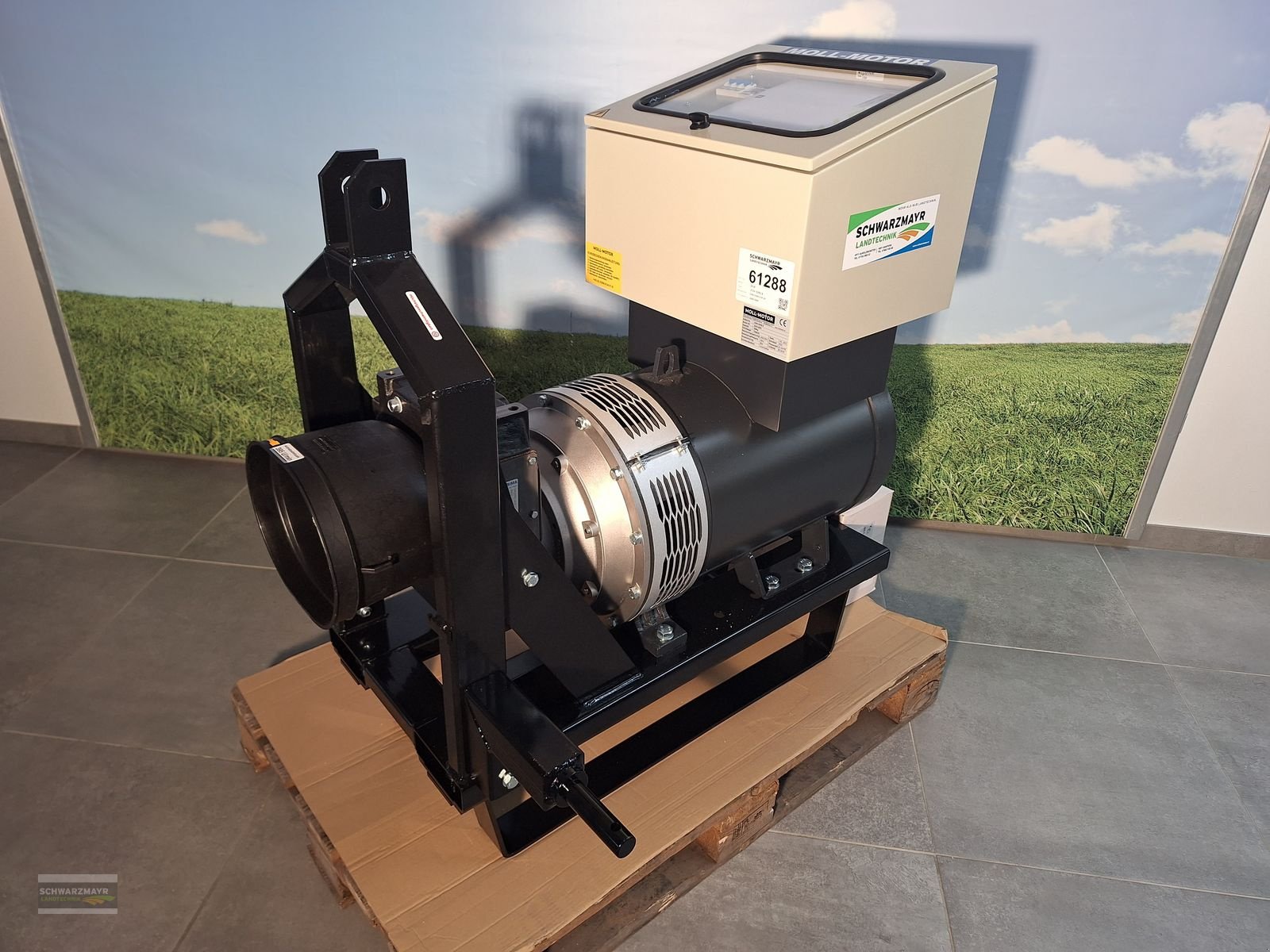 Stromgenerator of the type Moll ZGN-32/62,5, Neumaschine in Aurolzmünster (Picture 3)