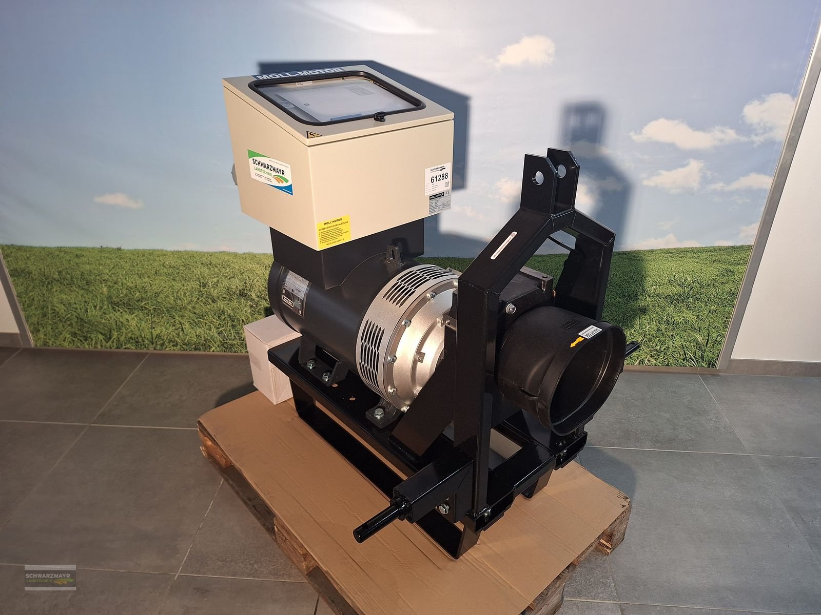 Stromgenerator of the type Moll ZGN-32/62,5, Neumaschine in Aurolzmünster (Picture 4)