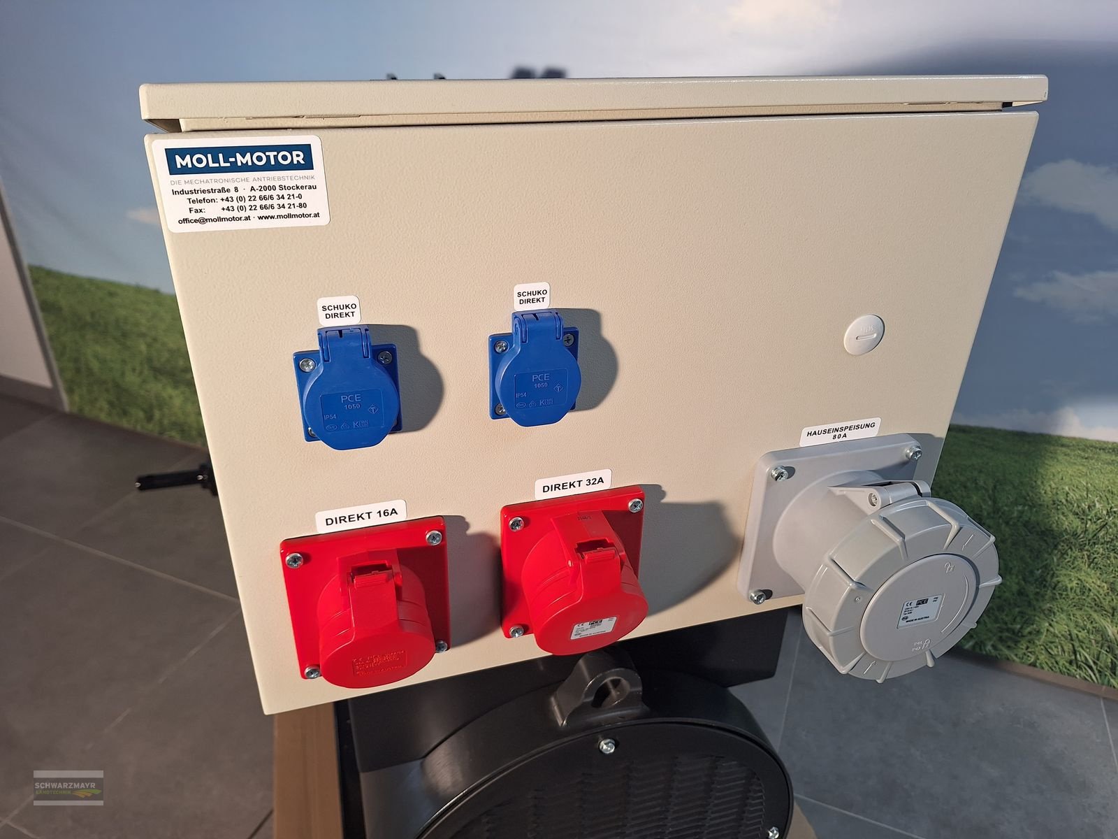 Stromgenerator of the type Moll ZGN-32/62,5, Neumaschine in Aurolzmünster (Picture 9)