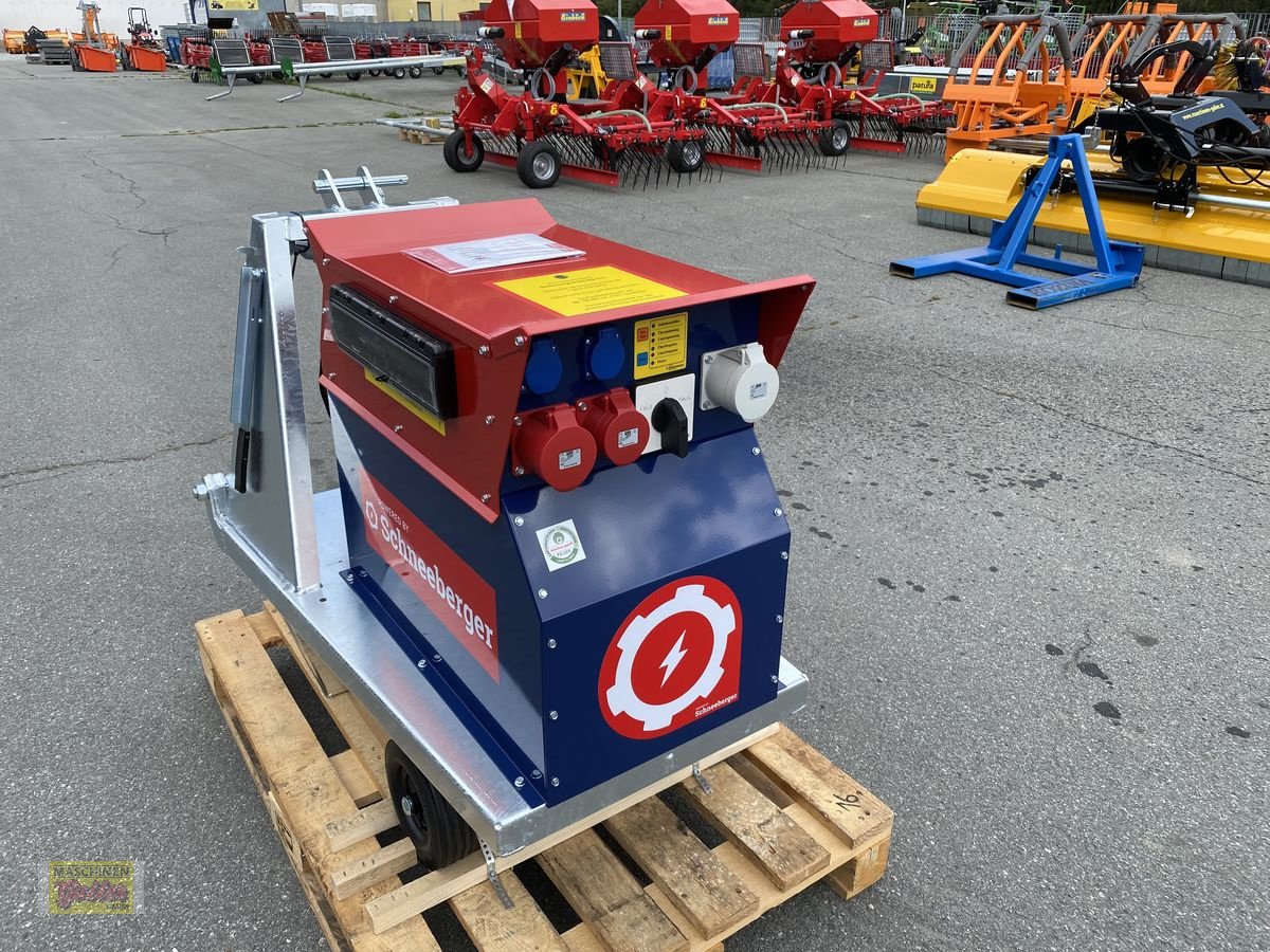 Stromgenerator of the type Schneeberger NSG 22-U4 mit AVR für 540er Zapfwelle mit 22 kVA, Neumaschine in Kötschach (Picture 7)