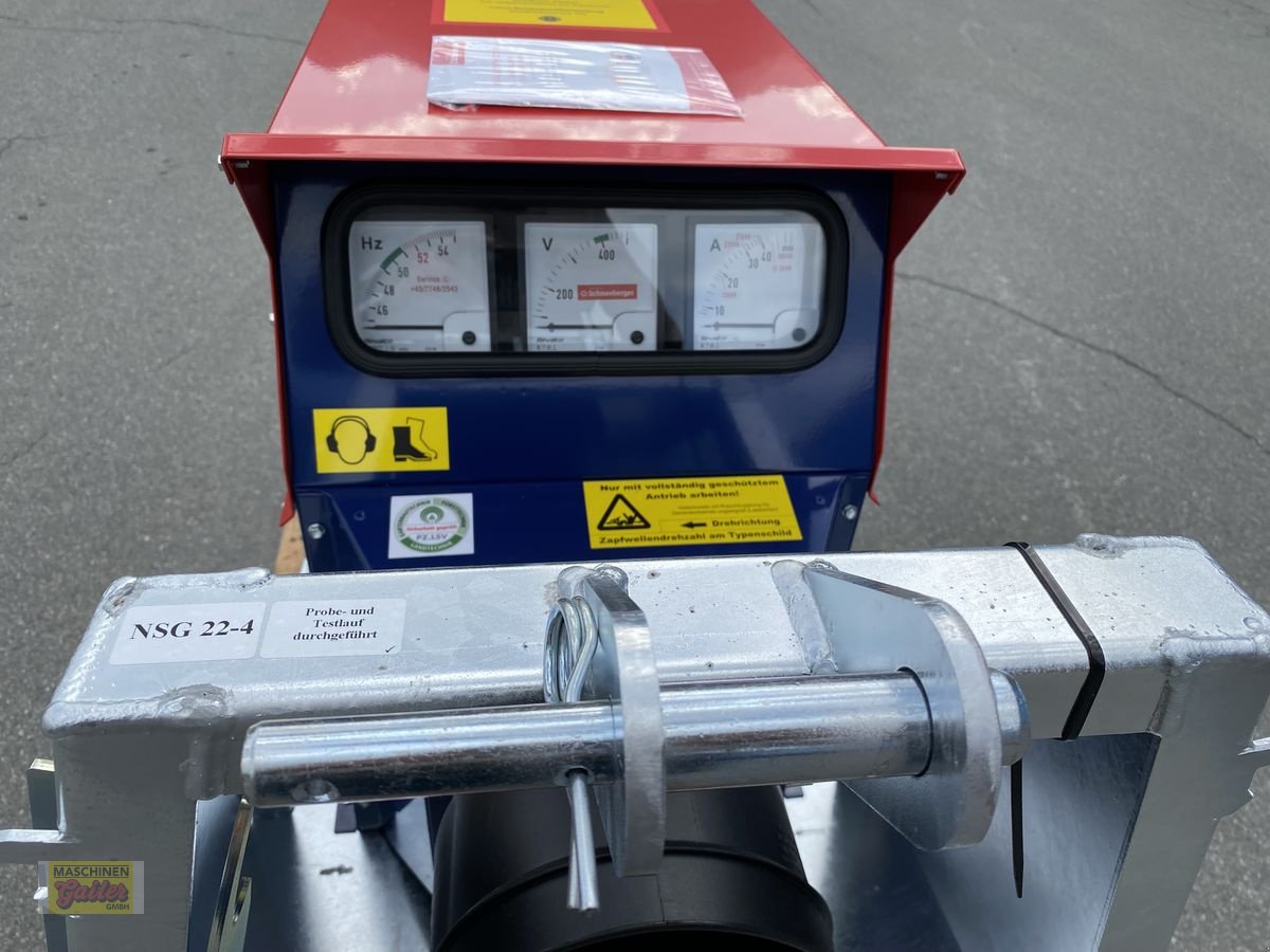 Stromgenerator of the type Schneeberger NSG 22-U4 mit AVR für 540er Zapfwelle mit 22 kVA, Neumaschine in Kötschach (Picture 3)