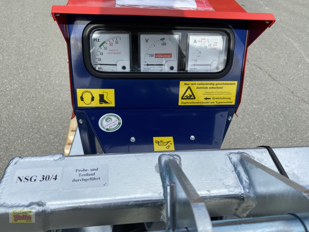 Stromgenerator of the type Schneeberger NSG 30-U4 mit AVR für 540er Zapfwelle mit 30 kVA, Neumaschine in Kötschach (Picture 2)