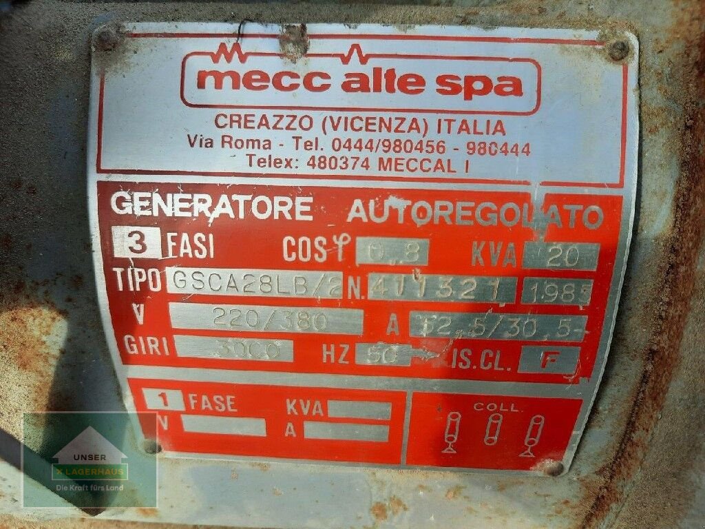 Stromgenerator typu Sonstige 20 KVA, Gebrauchtmaschine v Perg (Obrázek 6)