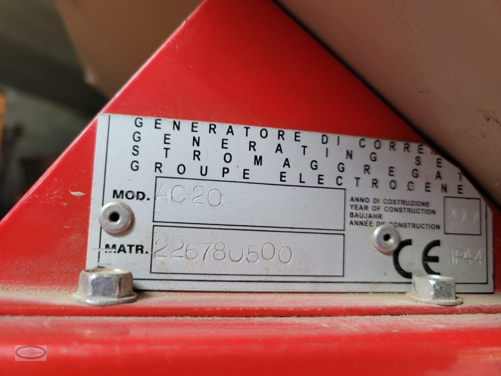 Stromgenerator typu Sonstige AC 20, Gebrauchtmaschine v Münzkirchen (Obrázek 11)