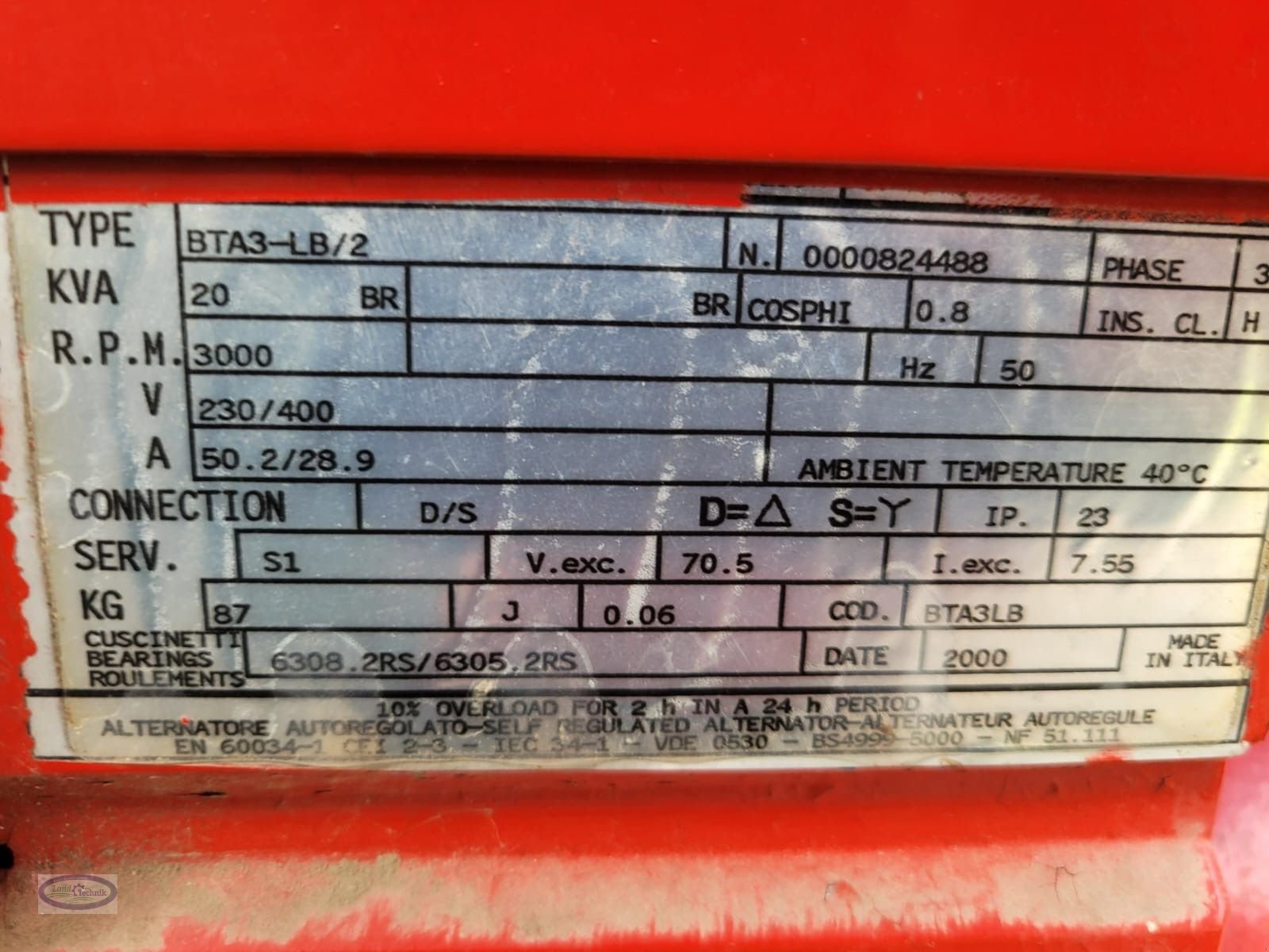 Stromgenerator typu Sonstige AC 20, Gebrauchtmaschine v Münzkirchen (Obrázek 5)