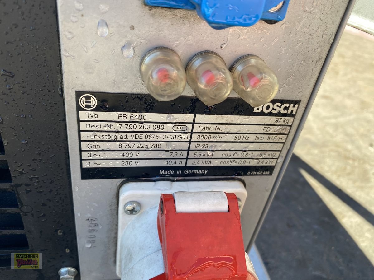 Stromgenerator of the type Sonstige BOSCH EB 6400, Gebrauchtmaschine in Kötschach (Picture 8)