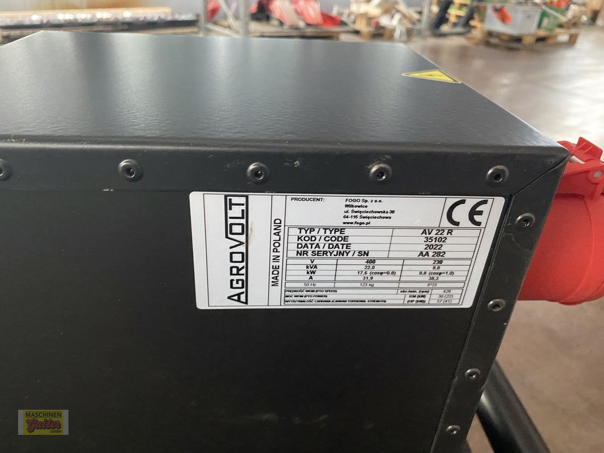 Stromgenerator typu Sonstige FOGO AGROVOLT 22, Neumaschine v Kötschach (Obrázek 4)